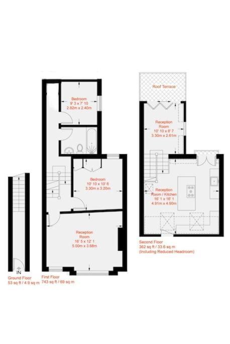 Appartamento Luxurious 2-bedroom With Rooftop Terrace, Gourmet Kitchen & Fireplace
